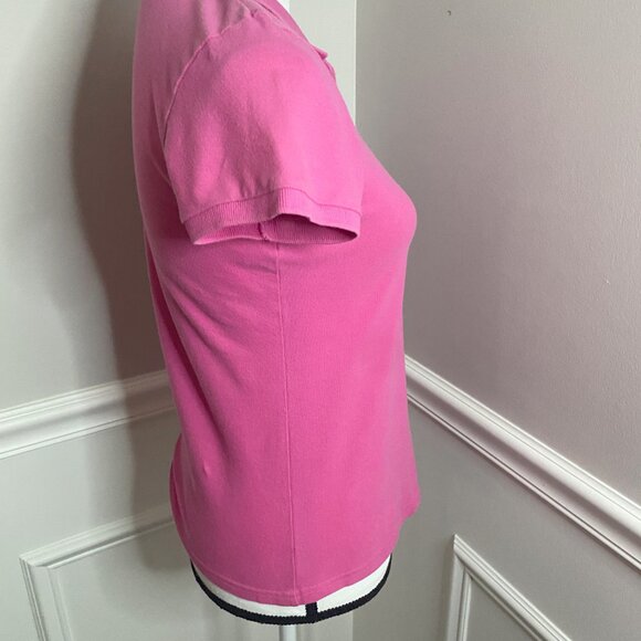 Pink Polo T-shirt size Medium Y2K - Picture 3 of 6